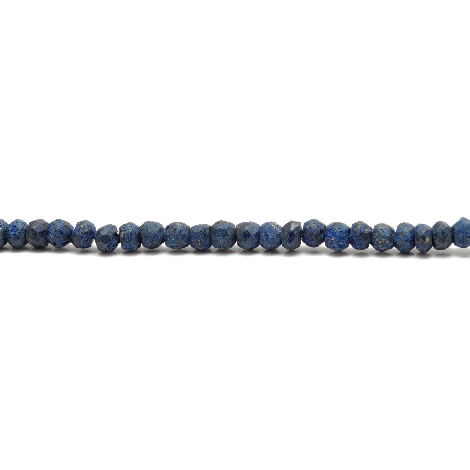 Lapis Lazuli Faceted Rondelle Gemstne Beads 3.5mm 13" Strand - SAR Gems