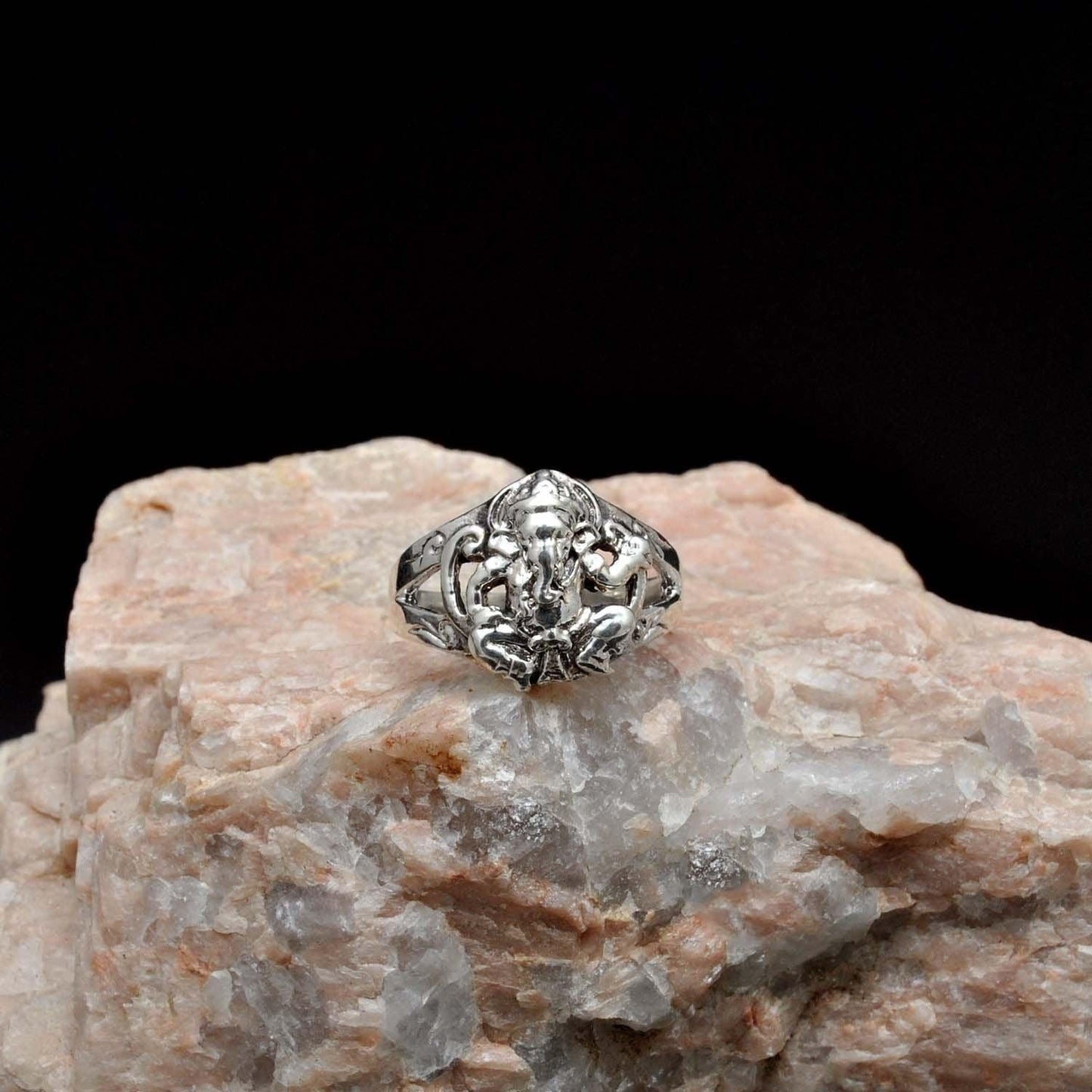 Religious Lord Ganesha Ring - SAR Gems