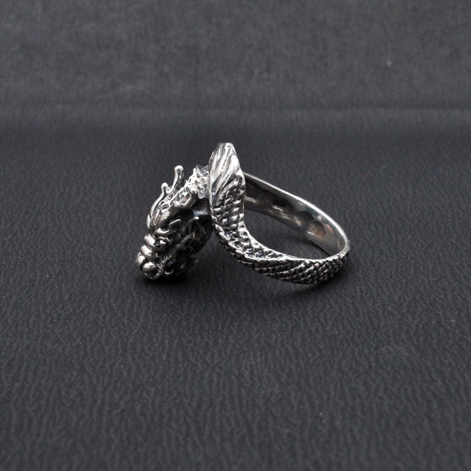 Sterling Silver Dragon Ring Size 9 Dragon Lovers! - SAR Gems