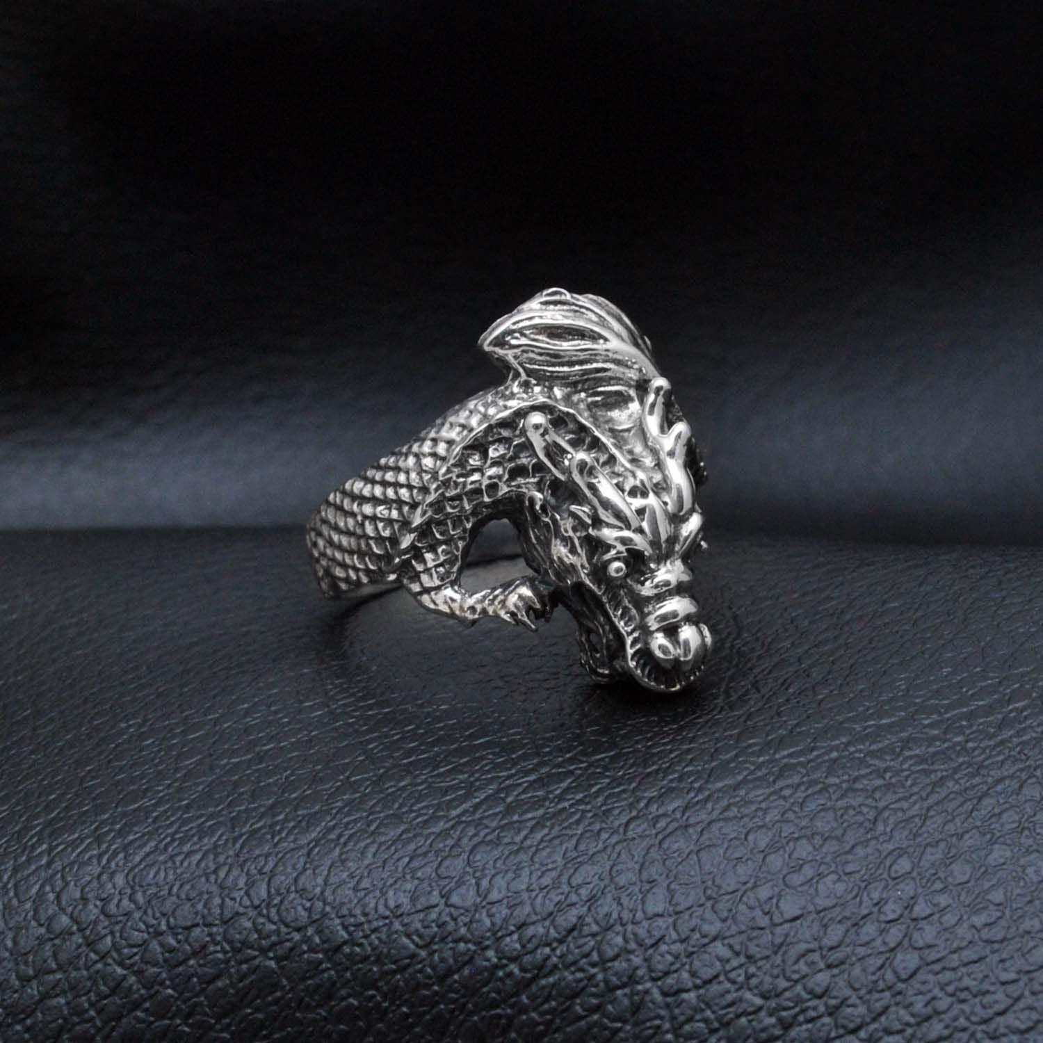Sterling Silver Dragon Ring Size 9 Dragon Lovers! - SAR Gems