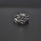 Silver Fierce Dragon Ring Size 9 - SAR Gems