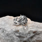 Silver Fierce Dragon Ring Size 9 - SAR Gems