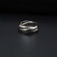925 Silver Triple interlocked Ring Size 10 - SAR Gems