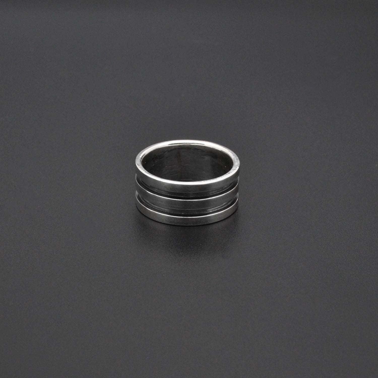 Oxidized Sterling Silver Ring Band Size 6 - SAR Gems