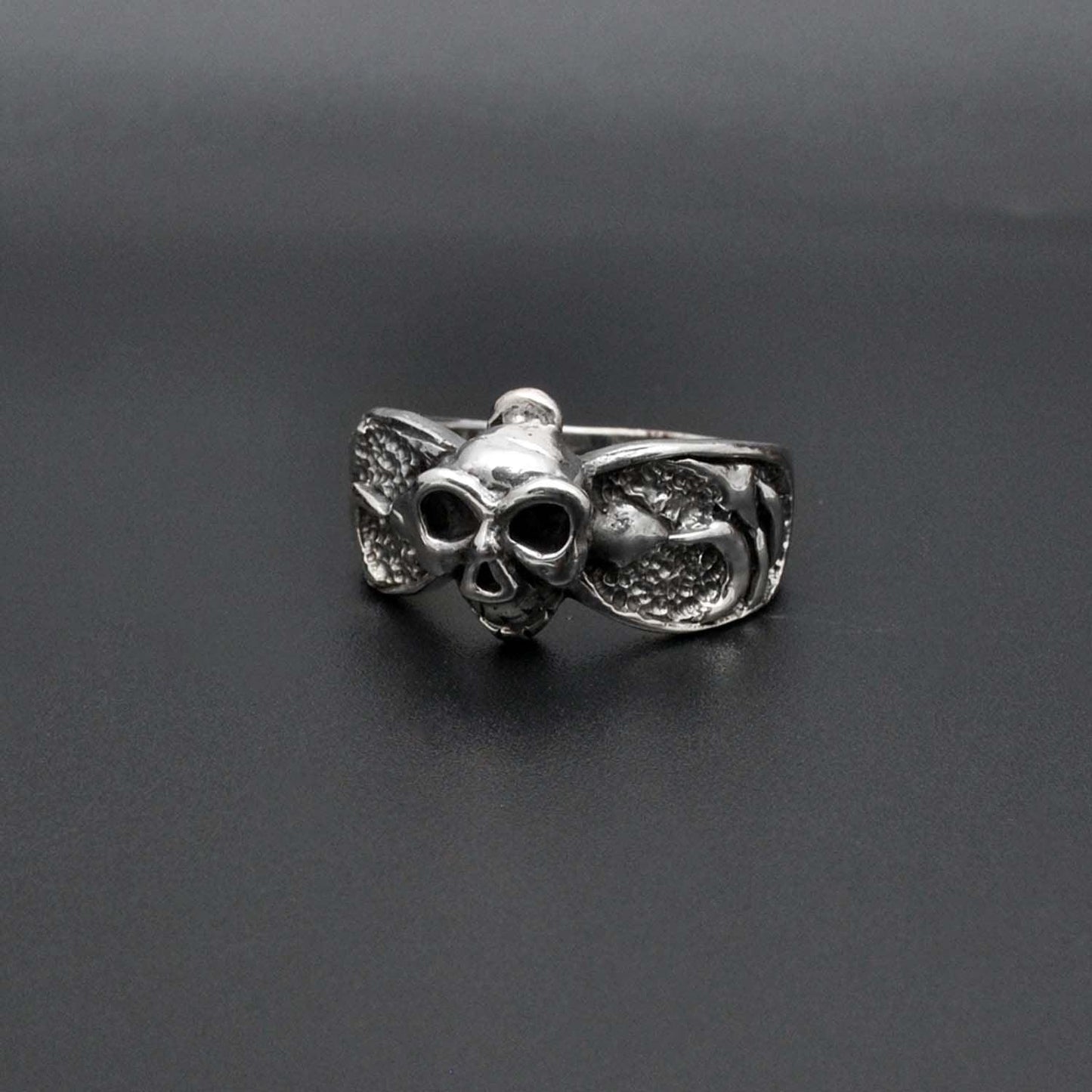 Halloween Sterling Silver Skull Ring Size 11 - SAR Gems