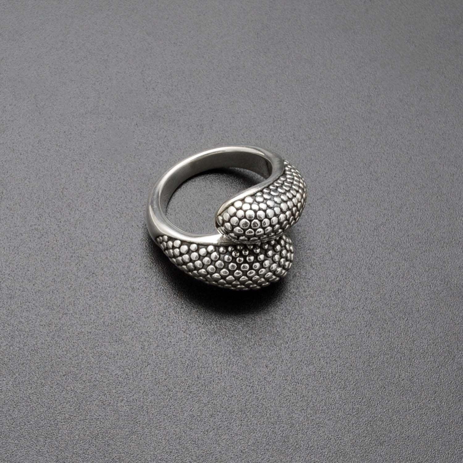 Sterling Silver Bypass Ring Size 8 - SAR Gems