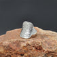 Sterling silver chunky textured ring - SAR Gems