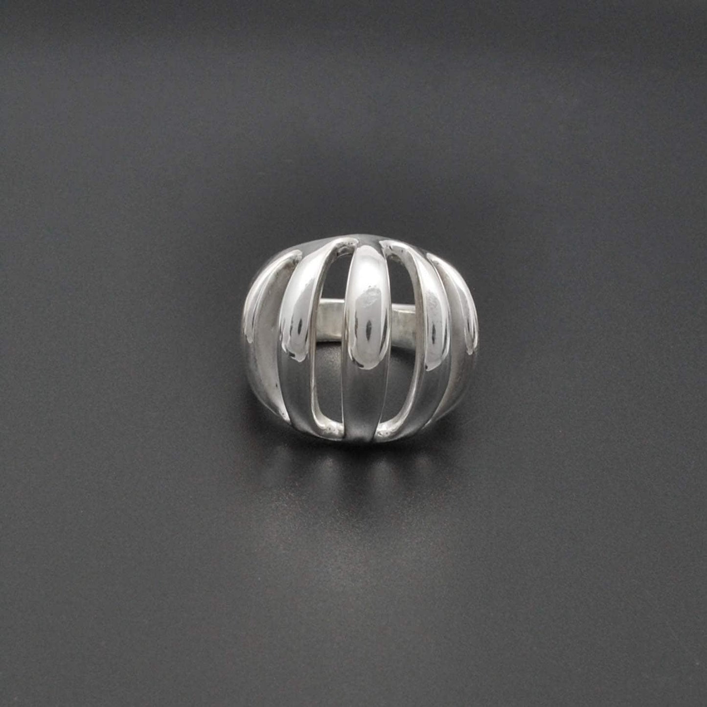 Dome Solid 925 Sterling Silver Ring Size 9 - SAR Gems