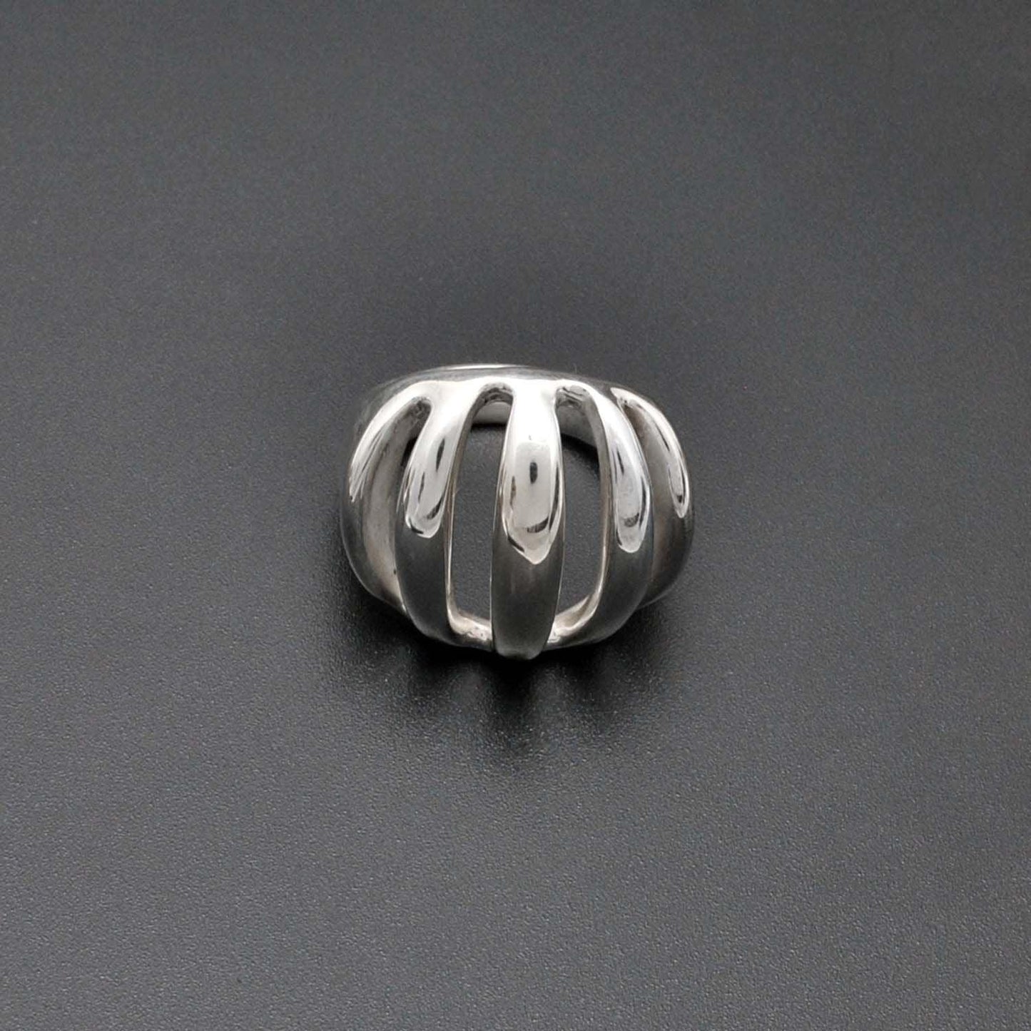 Dome Solid 925 Sterling Silver Ring Size 9 - SAR Gems