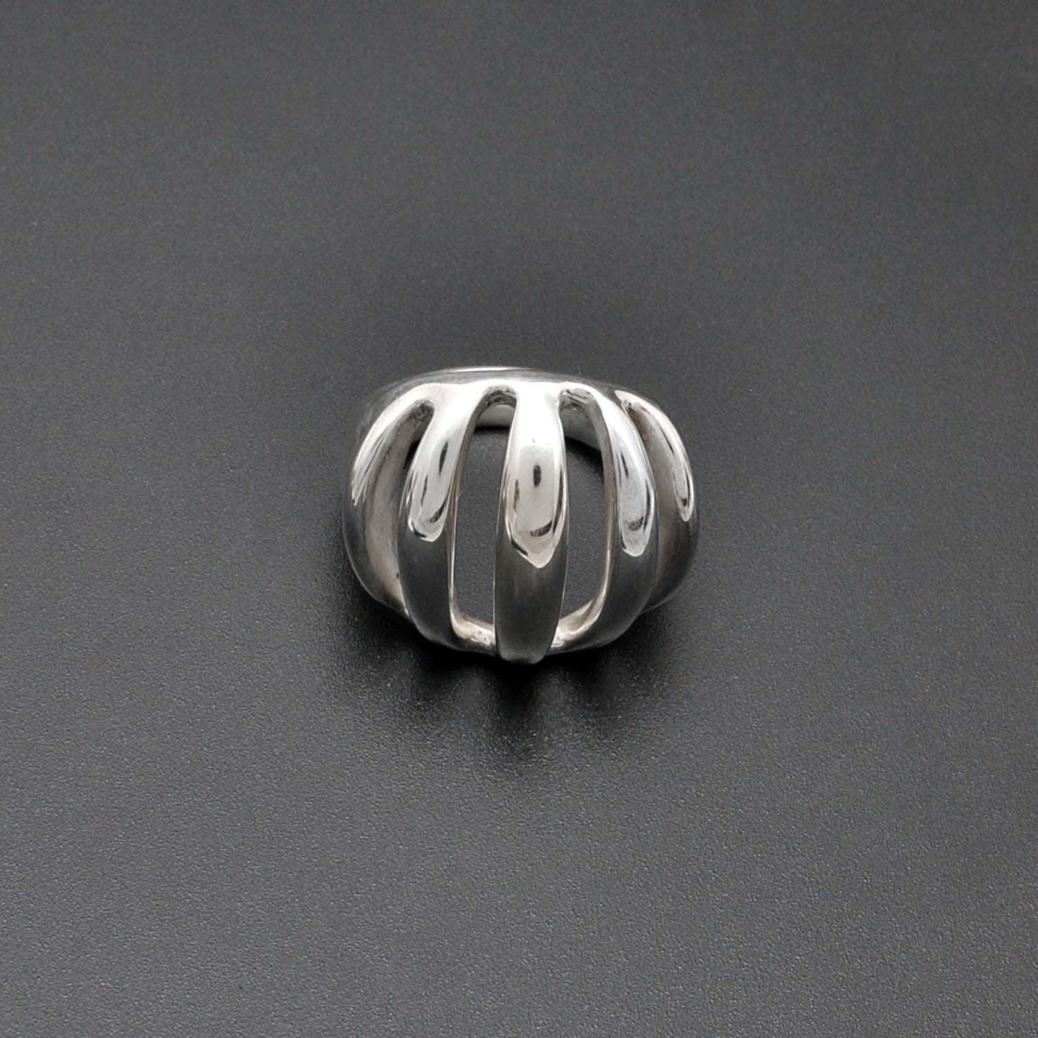 Dome Solid 925 Sterling Silver Ring Size 9 - SAR Gems