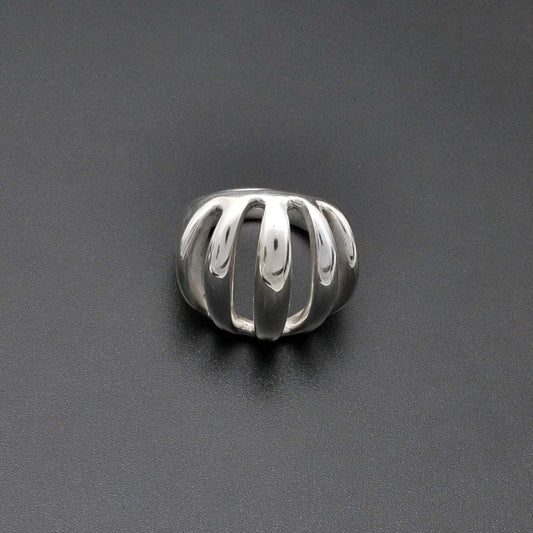 Dome Solid 925 Sterling Silver Ring Size 9 - SAR Gems