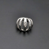 Dome Solid 925 Sterling Silver Ring Size 9 - SAR Gems