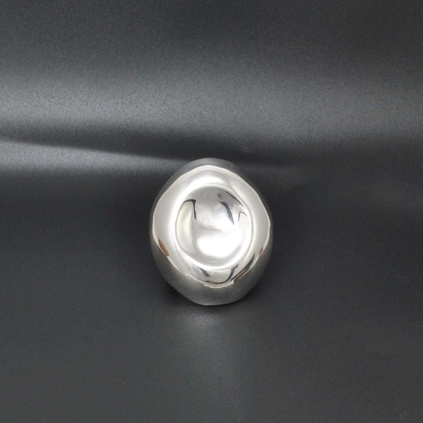 Long contemporary sterling silver ring - SAR Gems