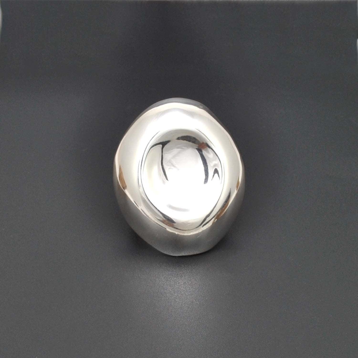 Long contemporary sterling silver ring - SAR Gems