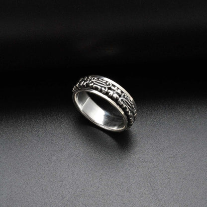 Spinner ring Sterling Silver Size 14 - SAR Gems