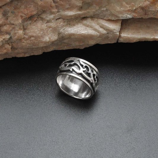 Sterling Silver Tribal Ring Band 10 - SAR Gems