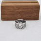 Filigree Silver Wide Band Ring Size 8 - SAR Gems
