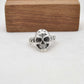Silver Skull Ring Size 10 Halloween Jewelry - SAR Gems