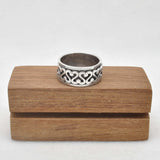 Fidget Tribal Band Spinner Ring Size 11 - SAR Gems