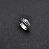925 Silver Spinner Meditation Thumb Ring Size 9 - SAR Gems