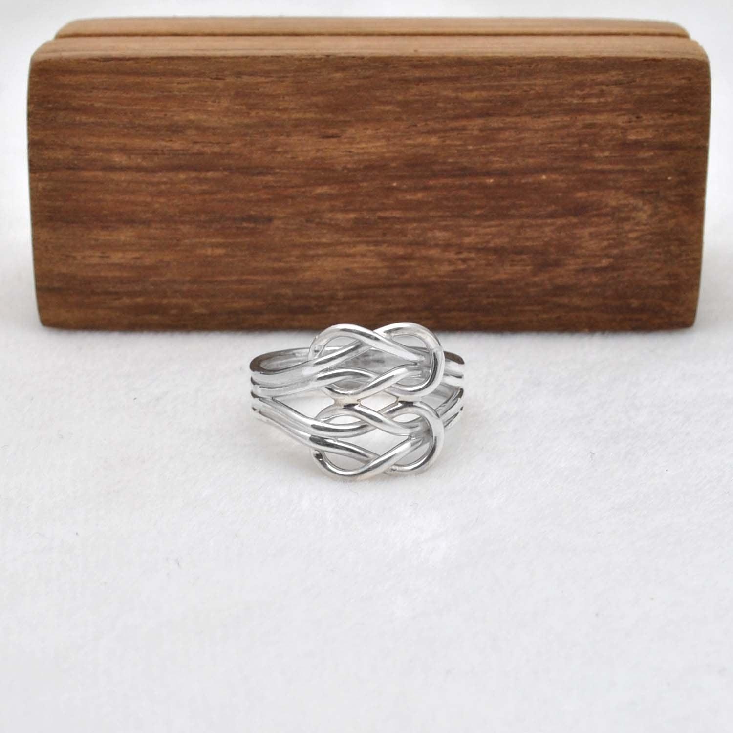 Celtic Trinity Knot Ring Size 9 - SAR Gems