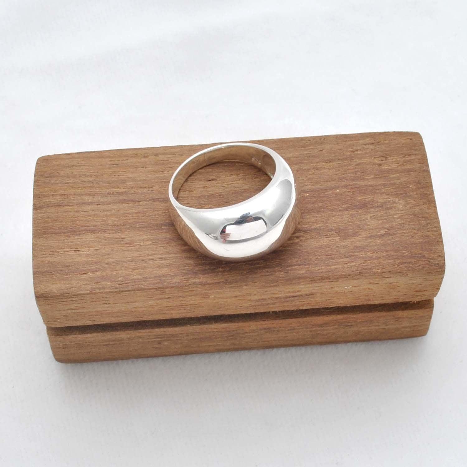 Dome Sterling Silver Ring Size 9 - SAR Gems