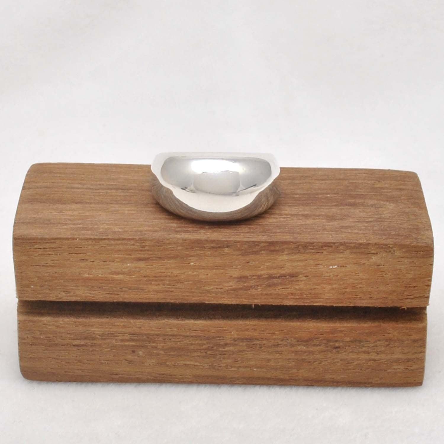 Dome Sterling Silver Ring Size 9 - SAR Gems