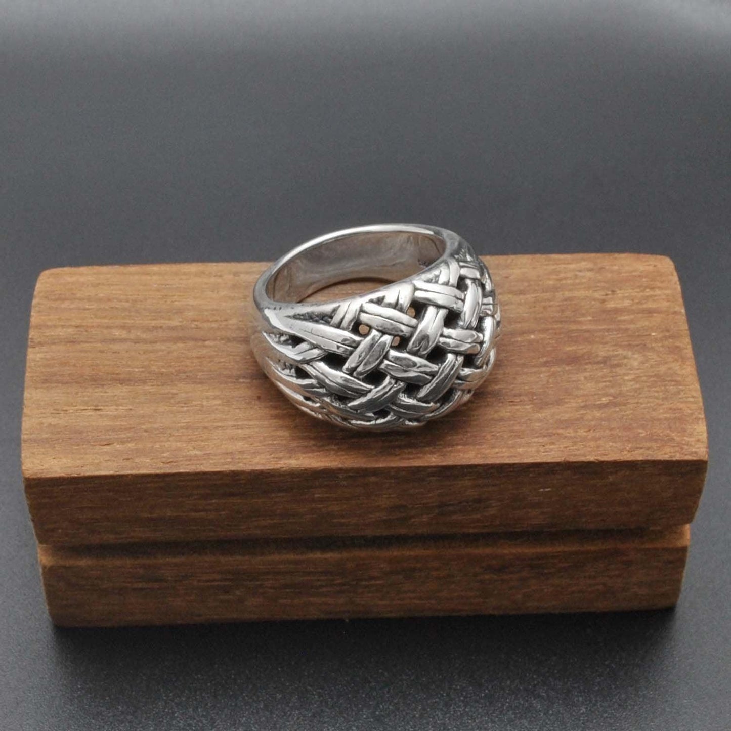 Dome Sterling Silver Men's Ring 10 - SAR Gems