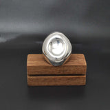 Long contemporary sterling silver ring - SAR Gems