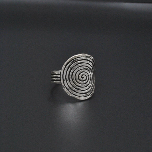 Chunky Sterling Silver Ring Size 10 - SAR Gems