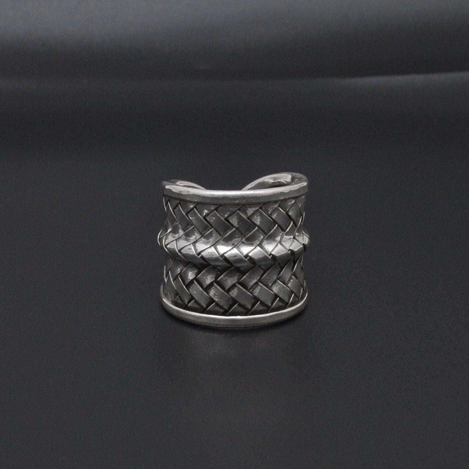 Sterling Silver Braided Ring Size 10 Weave Jewelry - SAR Gems