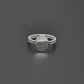 925 Silver Signet Twisted Band Ring Size 9 - SAR Gems
