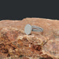 925 Silver Signet Twisted Band Ring Size 9 - SAR Gems