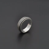 Tibetan Silver Spinner Ring Size 6 - SAR Gems