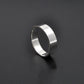 Sterling Silver Plain Wide Band Ring 8/9 - SAR Gems