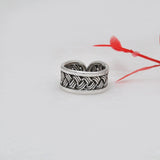 Oxidized Woven Men Women Size Ring 10 - SAR Gems