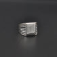 Square Signet Silver Mens Ring Size 11 - SAR Gems