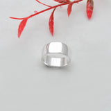 Silver Signet Ring Size 12 Christmas Gift - SAR Gems