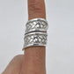 Tribal Braided 925 Silver Long Statement Ring Size 9 - SAR Gems