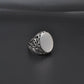 Sterling Silver Oval Men's Ring Size 9 - SAR Gems
