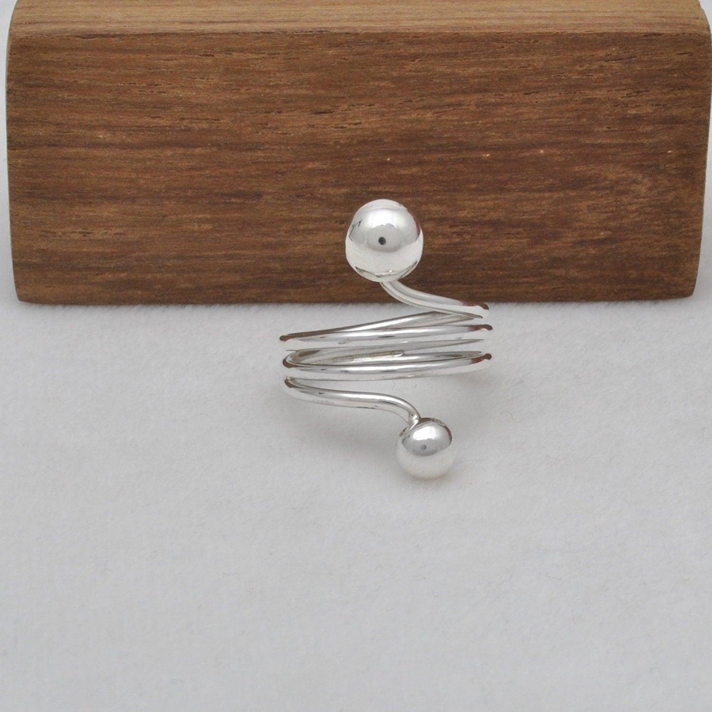 925 Sterling Silver Women Statement Ring Size 8 - SAR Gems