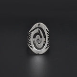 Men Women Silver Spiral Ring Size 10 - SAR Gems