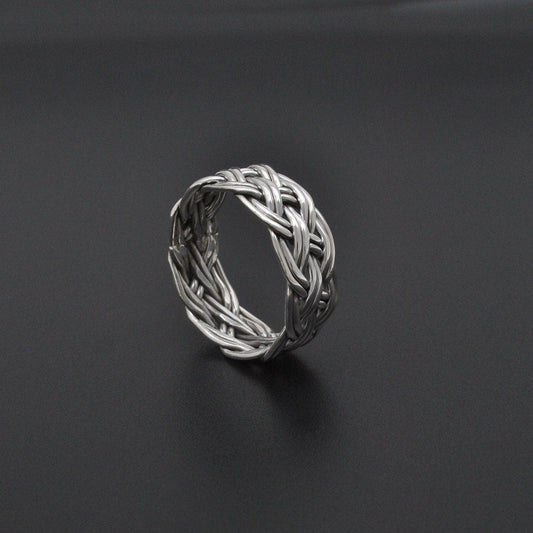 Braided Knot Eternity Band Size 10 - SAR Gems