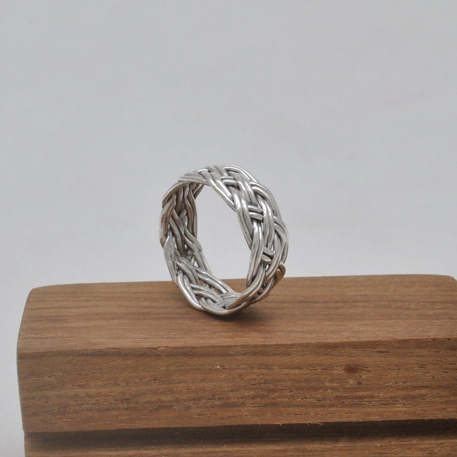 Braided Knot Eternity Band Size 10 - SAR Gems