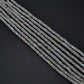 Natural Rainbow Moonstone Rondelle Gemstone Beads Strand