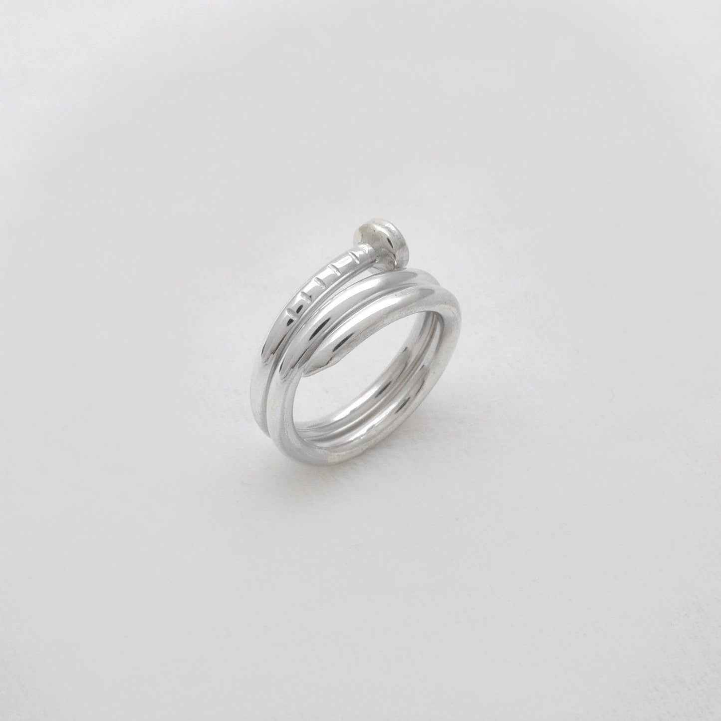 Handmade Spike Silver Ring Size 4 Kids Jewelry - SAR Gems