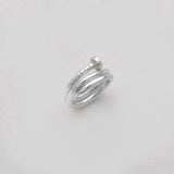 Handmade Spike Silver Ring Size 4 Kids Jewelry - SAR Gems