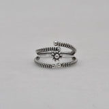 Boho Hippie Silver Ring Size 9 Christmas Gift - SAR Gems