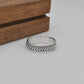 Braided Silver Band Ring Size 11 Christmas Gift - SAR Gems