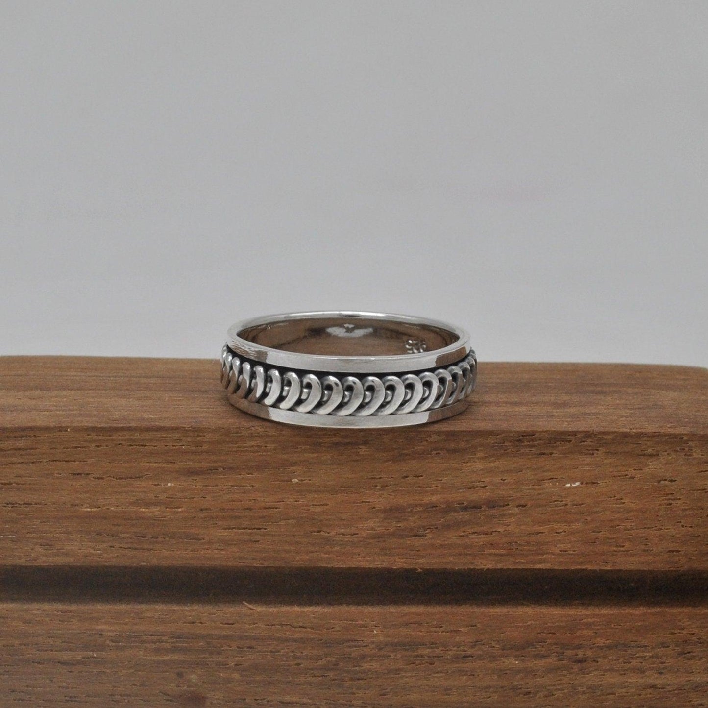 Braided Silver Band Ring Size 11 Christmas Gift - SAR Gems